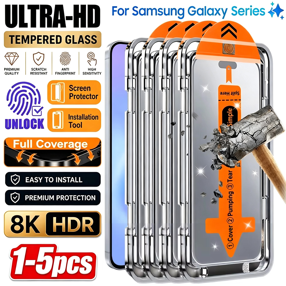 NNBILI 1-5Pcs HD Tempered Glas - огляд і ціна Screen Alignment Tool